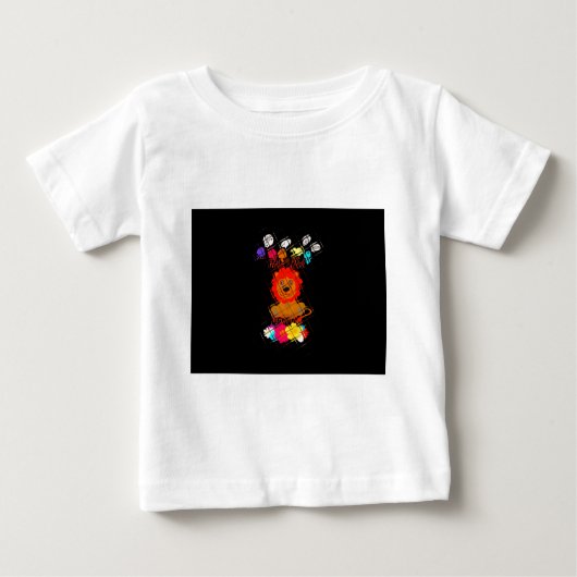 Funny Baby Lion King: Hakuna Matata Art Design Baby T-shirt (Vorderseite)
