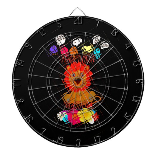 Funny Baby Lion King: Hakuna Matata Art Design Dartscheibe (vorne)