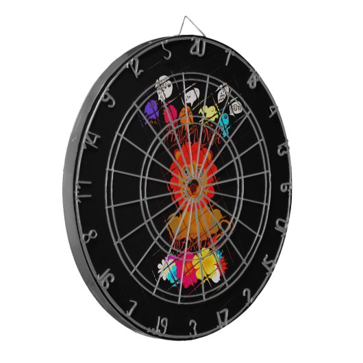 Funny Baby Lion King: Hakuna Matata Art Design Dartscheibe (Vorderseite Links)