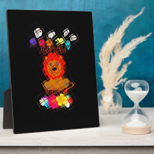 Funny Baby Lion King: Hakuna Matata Art Design Fotoplatte