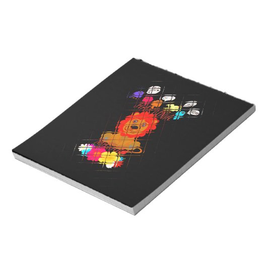 Funny Baby Lion King: Hakuna Matata Art Design Notizblock (Rotiert)