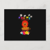 Funny Baby Lion King: Hakuna Matata Art Design Postkarte (Vorderseite)