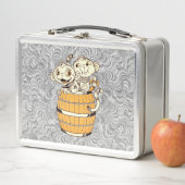 Funny Baby Monkeys Metall Brotdose (Beispiel)