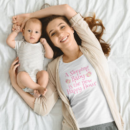 Funny Baby Naptime Mutterschafts-Zitat T-Shirt