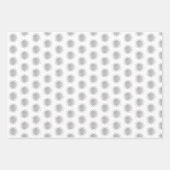 Funny BABY SEIN GEDECKTER AUSSERHALB Silber Glitze Geschenkpapier Set (Vorderseite 3)