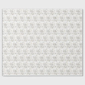 Funny BABY SEINE KOVID AUSSERHALB Typografie Gold Geschenkpapier (Flach)