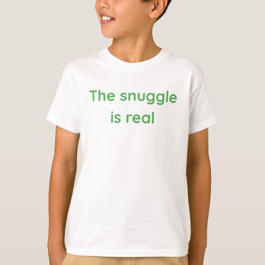 Funny Baby Shirt - das Snuggge ist ein echtes Zita (Vorderseite)