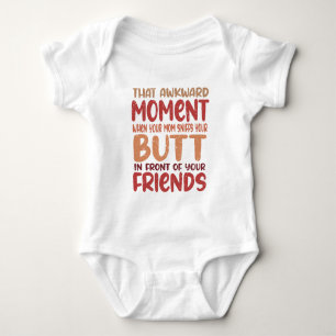 Funny Baby Shower Dieser Augenblick Strampler