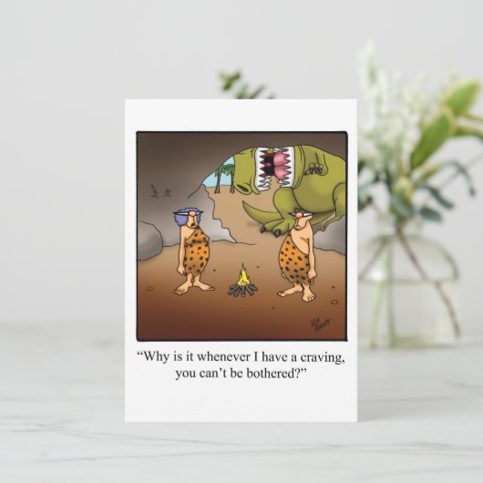 Funny Baby Shower Einladung (Stehend Vorderseite)