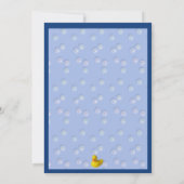 Funny Baby Shower Einladung W/Pig Dusche (Rückseite)