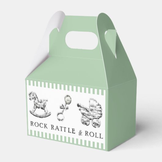 Funny Baby Shower Geschenkschachtel (Rückseite)