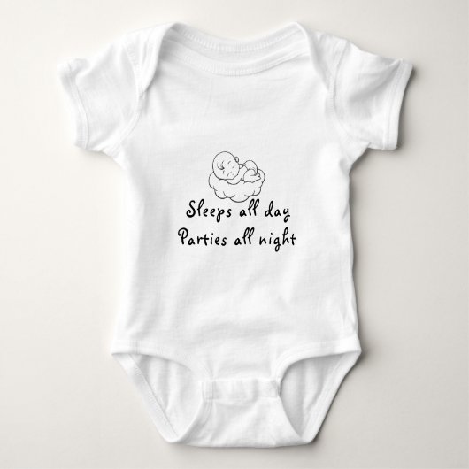 Funny Baby T-Shirt Baby Strampler (Vorderseite)