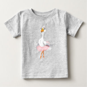 Funny Baby T - Shirt mit Ballerina Duck