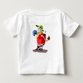 Funny Baby T - Shirt mit moderner Kuh (Rückseite)