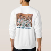Funny Bachelor Foto Party Sweatshirt (Rückseite)