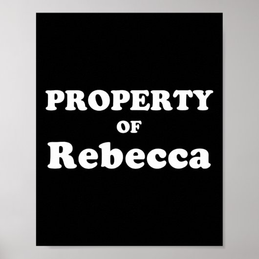 Funny Bachelor Geschenke für Grundbesitz von Rebec Poster (Vorne)