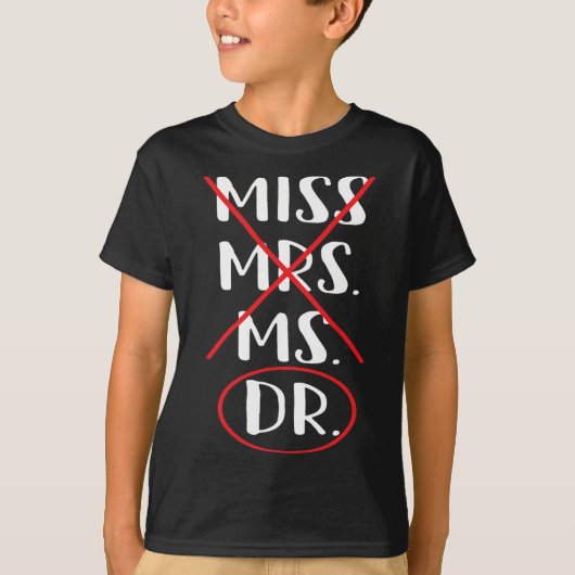 Funny Bachelor Master Doktorat Dr. Phd T-Shirt (Vorderseite)
