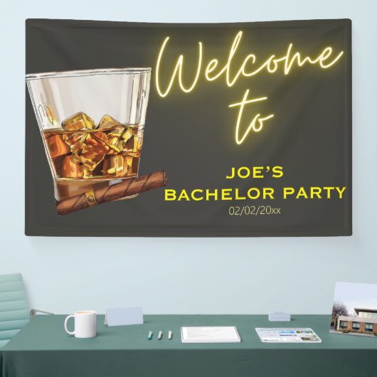 Funny Bachelor Party Banner (Messe)
