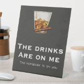 Funny Bachelor Party Bar Sockelschild (In Situ)