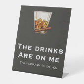 Funny Bachelor Party Bar Sockelschild (Vorderseite)