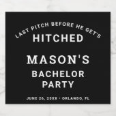 Funny Bachelor Party Beer Label Bierflaschenetikett (Einzelnes Label)