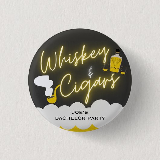 Funny Bachelor Party Button (Vorderseite)