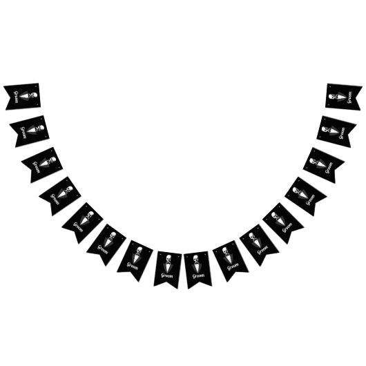 Funny Bachelor Party Custom Wimpelkette (Alle)