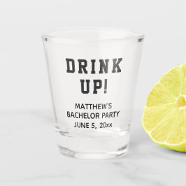 Funny Bachelor Party Drink Up Gastgeschenk Hochzei Schnapsglas
