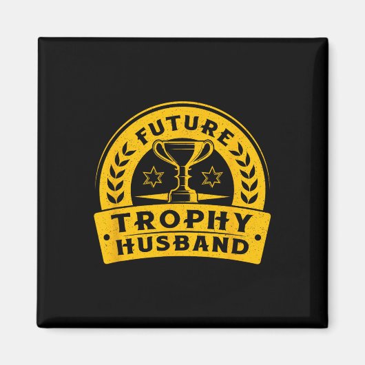 Funny Bachelor Party Future Ehemann Männer Groom T Magnet (Vorne)