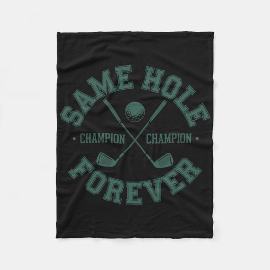 Funny Bachelor Party Groom Shirt für immer das gle Fleecedecke (Vorderseite)