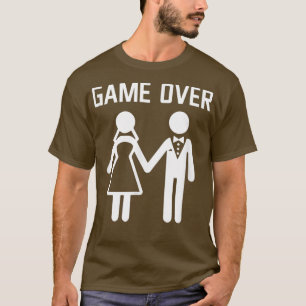 Funny Bachelor Party Husband Bride Verheiratet Bac T-Shirt