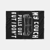 Funny Bachelor Party S Pull Out Mens Humor Sarcast Fleecedecke (Vorderseite (Horizontal))