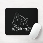 Funny Bachelor Party Sprichwort Groom Bride Weddin Mousepad (Mit Mouse)