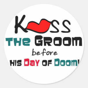 Funny Bachelor Party Stickers