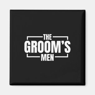 Funny Bachelor Party The Grooms Men Stag Wedding P Magnet