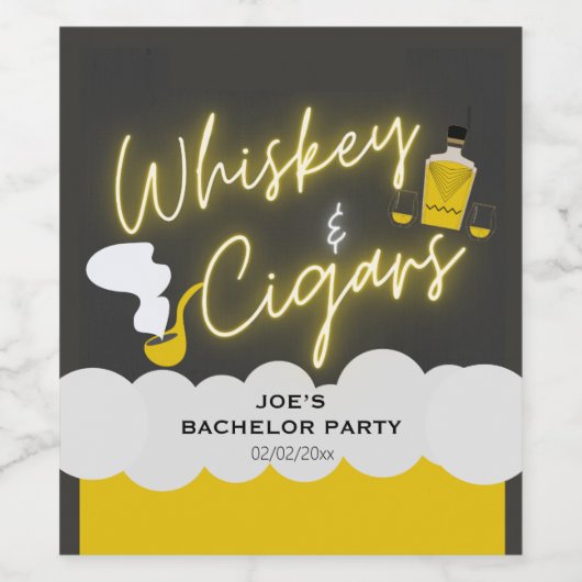 Funny Bachelor Party Weinetikett (Einzelnes Label)