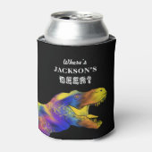 Funny Bachelor Party Zitat T-Rex personalisiert Dosenkühler (Kanne Vorderseite)