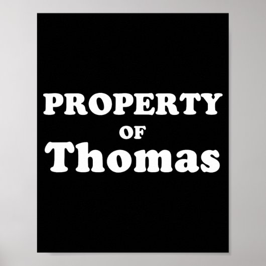 Funny Bachelorette Geschenke für Bride Property vo Poster (Vorne)
