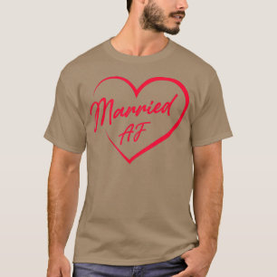 Funny Bachelorette Verheiratet Af Party Team 2 T-Shirt