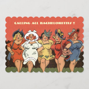 Funny bachelorettes einladung