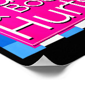 Funny Back Body Hurts Tee Quote Exercise Workout G Poster (Ecke)