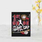 Funny Back to School 1. Klasse Baseball Spiel über Karte (Gelbe Blume)