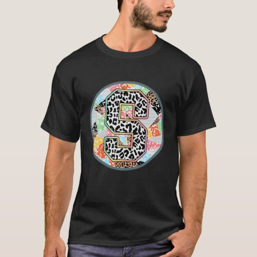 Funny Back To School Teacher Gift Leopard Hello Sp T-Shirt (Vorderseite)