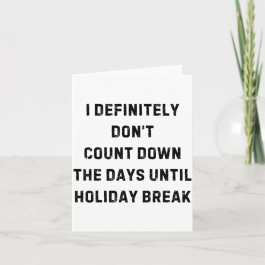 Funny Back To School Teacher Outfit I Definitely D Karte (Vorderseite)