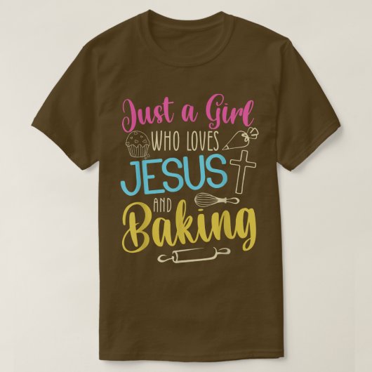 Funny Backbaker Geschenk für Frauen Cool Jesus Bak T-Shirt (Design vorne)