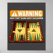 Funny Backgammon  Poster (Vorne)
