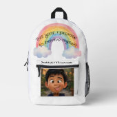funny backpack bedruckter rucksack (Vorderseite)
