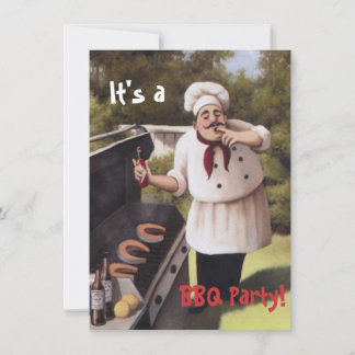 Funny Backyard GRILLEN Party lädt ein Einladung