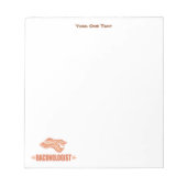 Funny Bacon Baconologist Notizblock (Vorderseite)