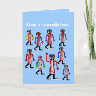 Funny Bacon Birthday Card Geschenk Karte